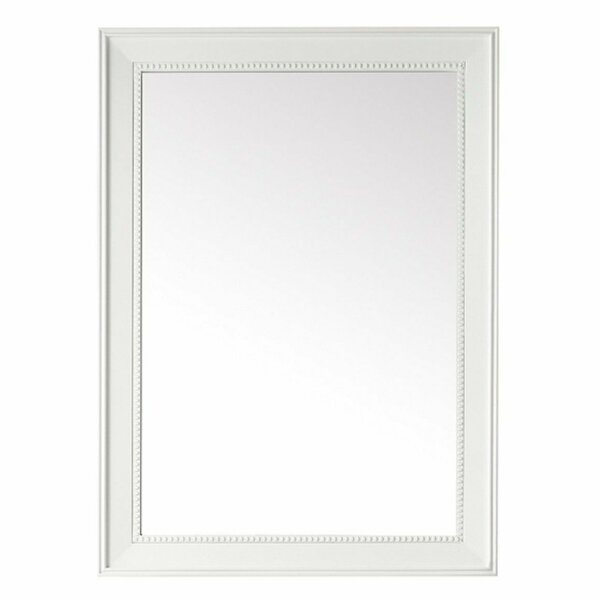 James Martin Vanities Bristol 29in Rectangular Mirror, Glossy White 157-M29-GW